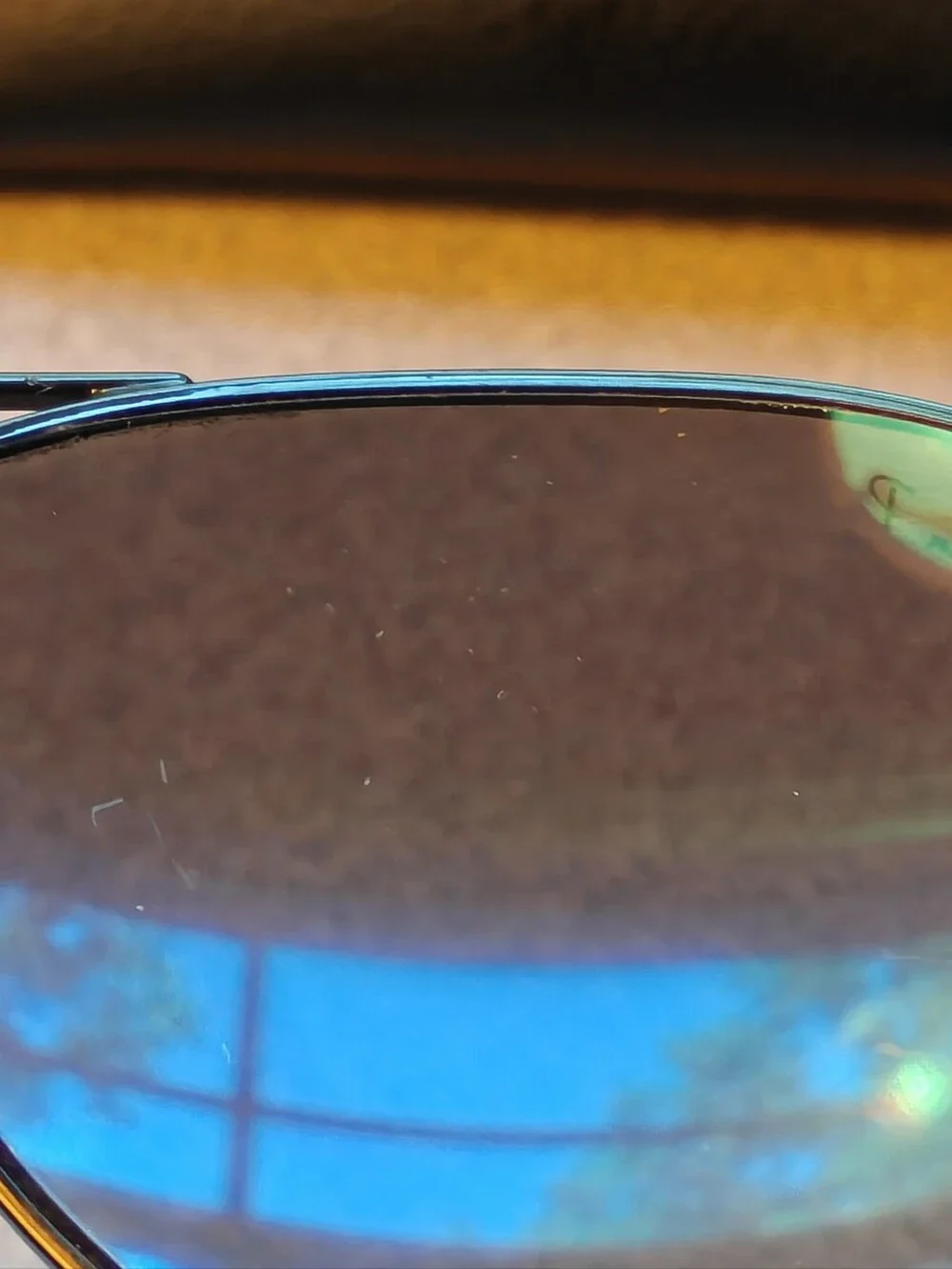 Ray-Ban Black Aviator Polarized Sunglasses with Case